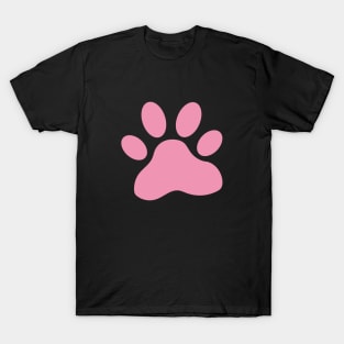 Pink Paw Prints T-Shirt